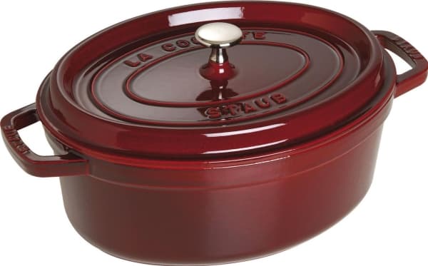 Staub Cocotte, Singelpanna, Röd, Gjutjärn, 4,25 L, 29 cm, 5,7 kg
