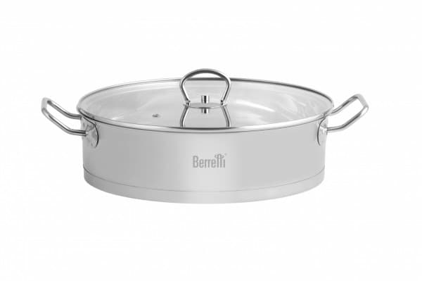 Berretti BERRETTI - Kjele i rustfritt stål + lokk - Gemini - 28 cm - 4 L