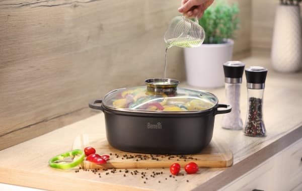Berretti BERRETTI - GRANITT Stekegryte - induksjonsgassovn - 28 cm - 6,5 L - BR-2141