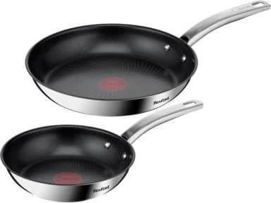Tefal Intuition B817S255, Paistosetti, Ruostumaton teräs, Ruostumaton teräs, Titaani, 250 °C, Lämpösignaali