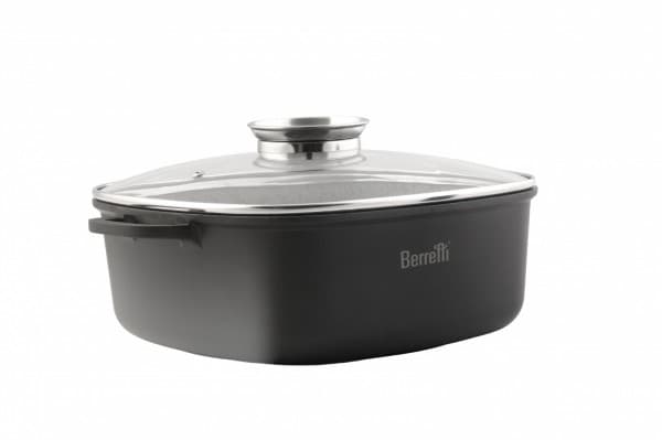LOW POT WITH COVER 28CM TIVANO BERRETTI