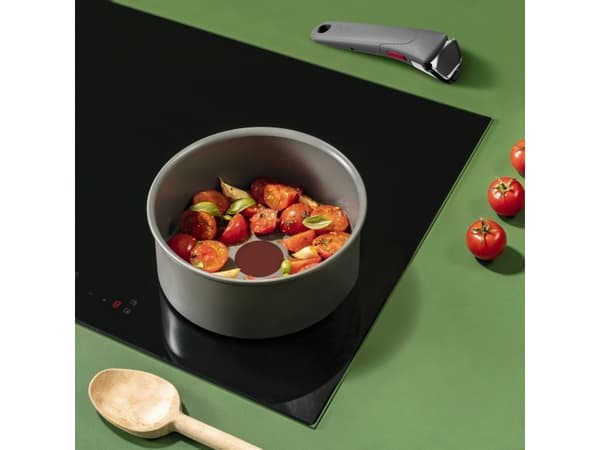 Tefal Ingenio L2609402, Kattilasetti, Harmaa, Alumiini, Keraaminen, Harmaa, Lämpöpiste