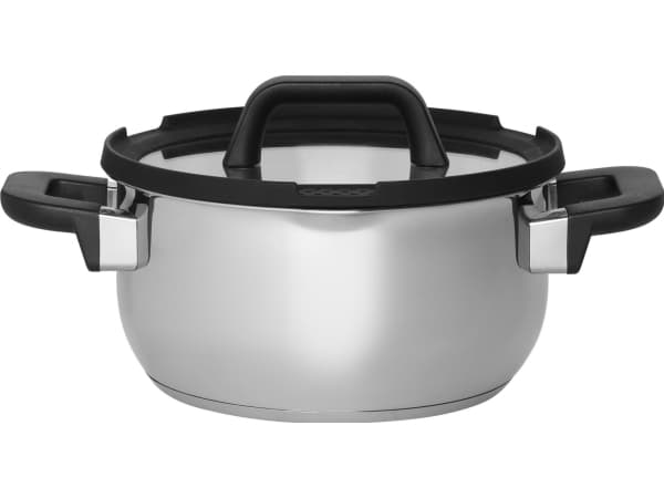 Maku kattila 20cm 3l ruostumatonta terästä, jossa on s/d-pannu