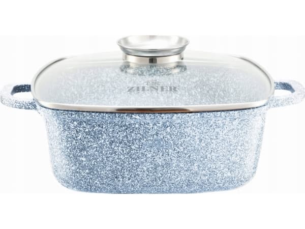 Zilner BRYTFANNA GARNEK KWADRATOWY 3,5L 22cm ZILNER GRÅ ZL-7058