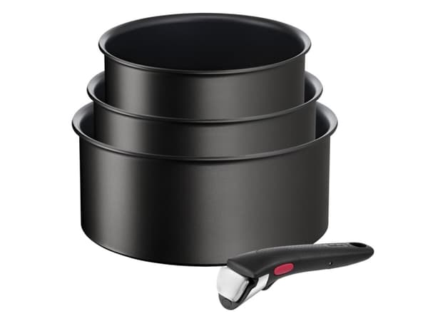Tefal Ingenio L76391, Lajittelu, Alumiini, Titaani, Lajittelu, Lämpöpistoke, Aftagelig