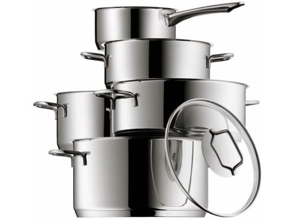 WMF Astoria 0780556040, Grytset, Rostfritt stål, Rostfritt stål, Rostfritt stål, Rostfritt stål, Rostfritt stål