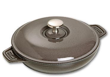 Staub Hot plate, Rund, Støpejern, Grå, 0,75 l, 20 cm, 2,2 kg