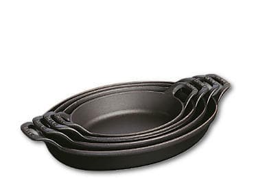 Staub Dish, Oval, Støpejern, Svart, 1,6 l, 280 mm, 1,8 kg