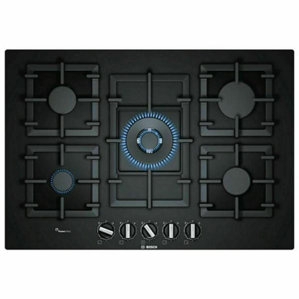 Gasplatta BOSCH PPQ7A6B90 11500W 75 cm Svart