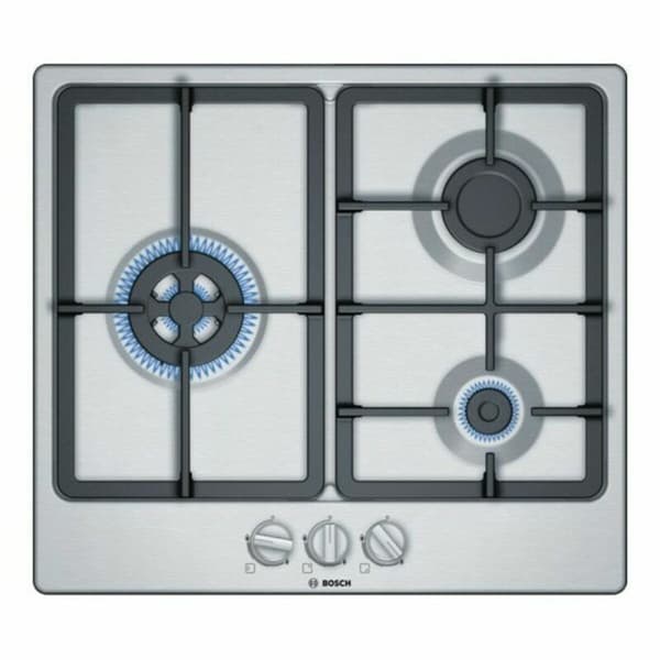 Gasplatta BOSCH PGC6B5B90 60 cm 1000 W 1 W Rostfritt stål