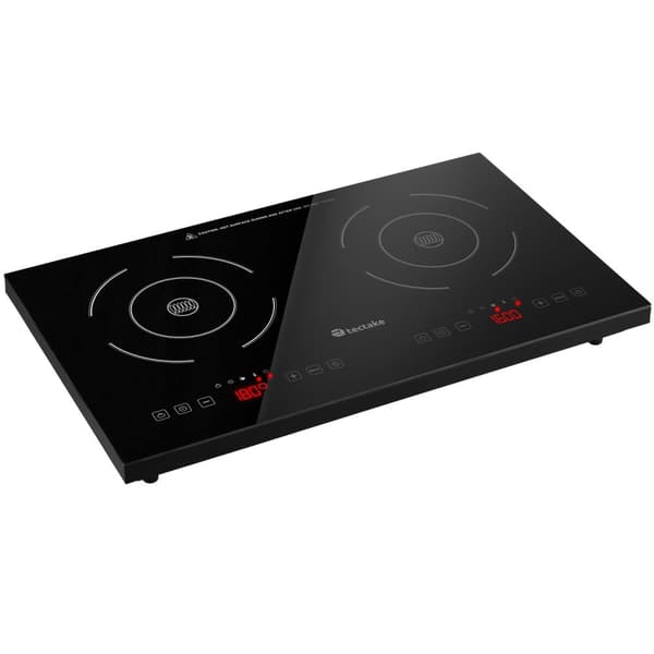 Induktionskogeplade dobbelt 3500 W - sort