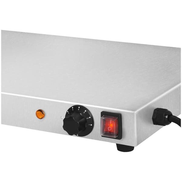 Royal Catering Värmeplatta - 250 W - rostfritt stål - 50 cm