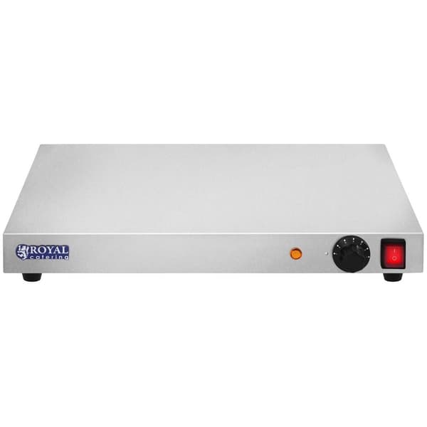 Royal Catering Värmeplatta - 250 W - rostfritt stål - 50 cm