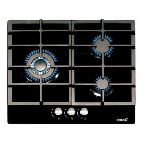 Gasplatta Cata 08068403 60 cm 59 cm 1000 W Svart