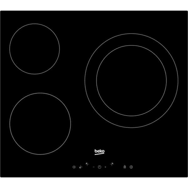 Keramisk platta BEKO HIC63402T 60 cm 58 cm 5700 W Svart