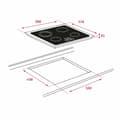 Miniatyrbild 2 av 2: Keramisk platta Teka TB 6415 60 cm 6300 W