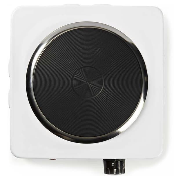 NEDIS elektrický vařič/ 1 plotýnka/ výkon 1500 W/ ochrana proti přehřátí/ bílý Hvid