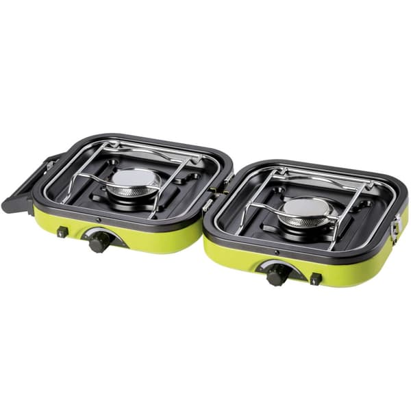 DUAL COMPACT + GRILL dobbelt campingovn