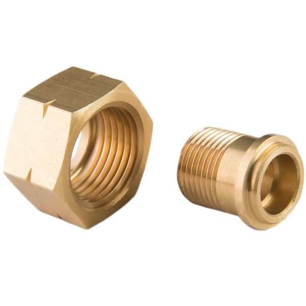 Pienentävä kaasupullon sovitin 21,8 mm L - 3/8" L