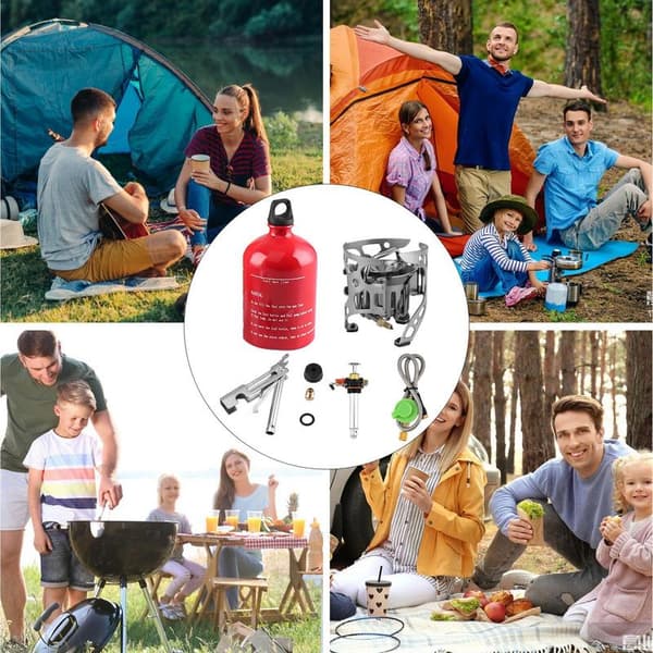 Udendørs Campingkomfur, Energisparende Design, Bærbart og Letvægts, Perfekt til Picnic.