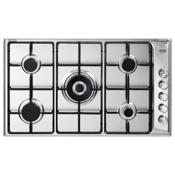 Gasbrännare - De Longhi - DLI 59 DD - Rostfritt stål - 90 cm - 11000 W