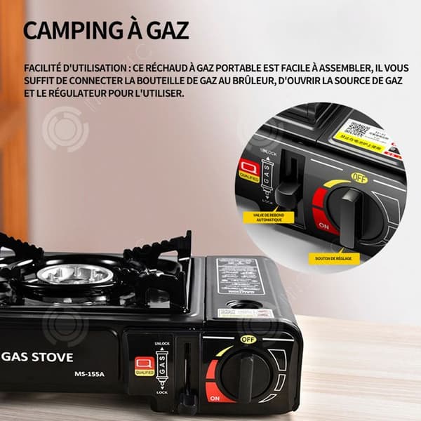 INN Gasspis 36cm x 27cm x 10cm gasspis camping gasspis hem utomhus gas camping gasiniere camping portabilitet
