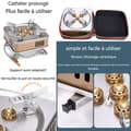 Miniatyrbild 2 av 4: Gas stove INN® 8100w 5-burner portable for camping camping stove with varied cooking possibilities for camping fishing trips