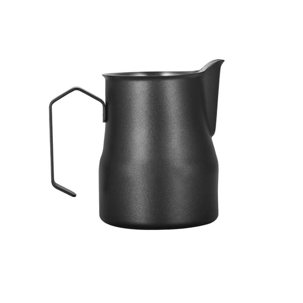 INF 304 Rustfritt Stål Kaffe Melk Skummekanne 350ml Sort