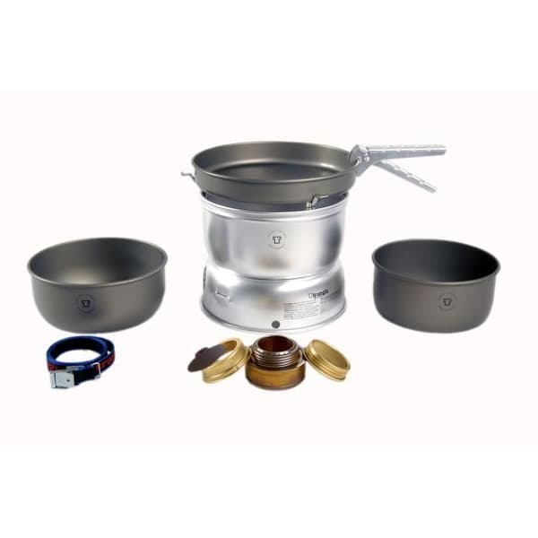 Trangia Tempête 25-7 Ultralätt campingkamin i eloxerad aluminium - Grå - Vuxen - Unisex - Camping