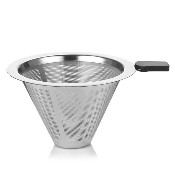 INF 400 ml Pour Over Kaffebryggare med Filter - Klart Glas