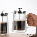 Miniatyrbilde 2 av 5: INF 350ML Vertikal Strip Dobbel-Lags Fransk Press Kaffetrakter