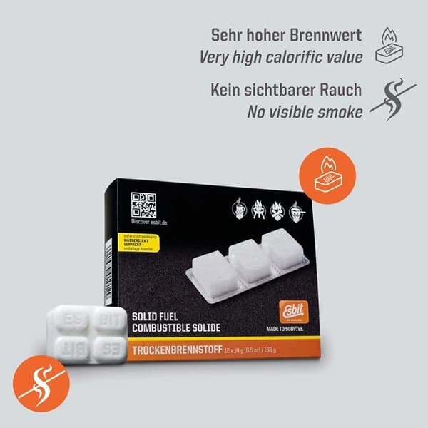 Esbit Stove - 410330 - Fast bränsle 12 x 14 g