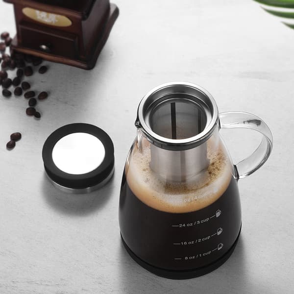 INF 960ML Cold Brew Kaffemaskine med Silikonebase