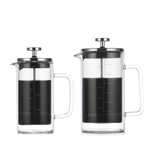 INF 600ML Dobbeltvægget Stempelkande