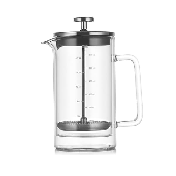INF 600ML Dobbeltvægget Stempelkande