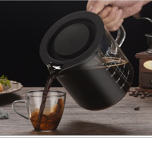 INF 1200ML Rett Kropp Glass Cold Brew Kaffetrakter