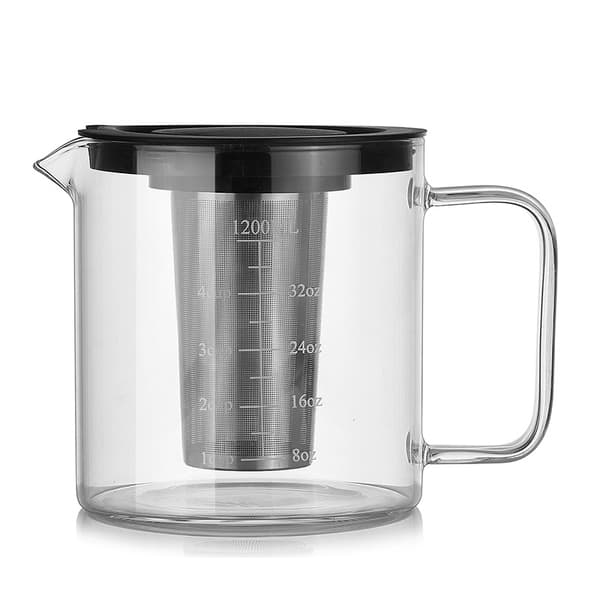 INF 1200ML Rett Kropp Glass Cold Brew Kaffetrakter