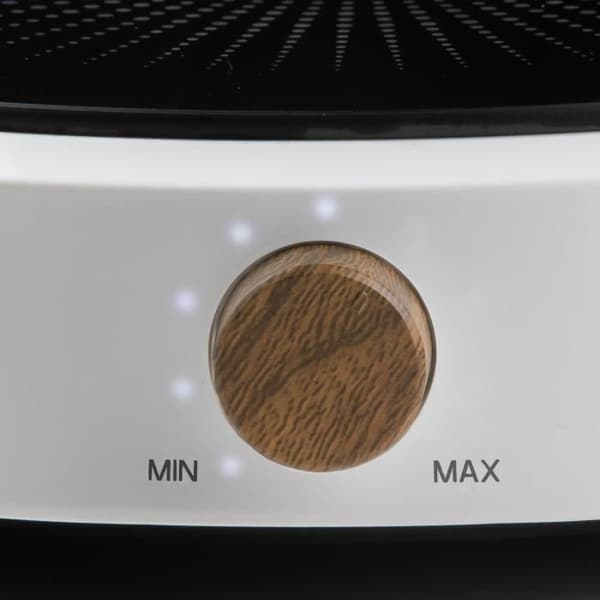 Induktionsplatta - DOMO - DO30112IP - 2000 W - 1 kokzon - Rund vit design