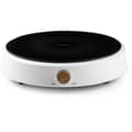 Miniatyrbild 1 av 5: Induktionsplatta - DOMO - DO30112IP - 2000 W - 1 kokzon - Rund vit design