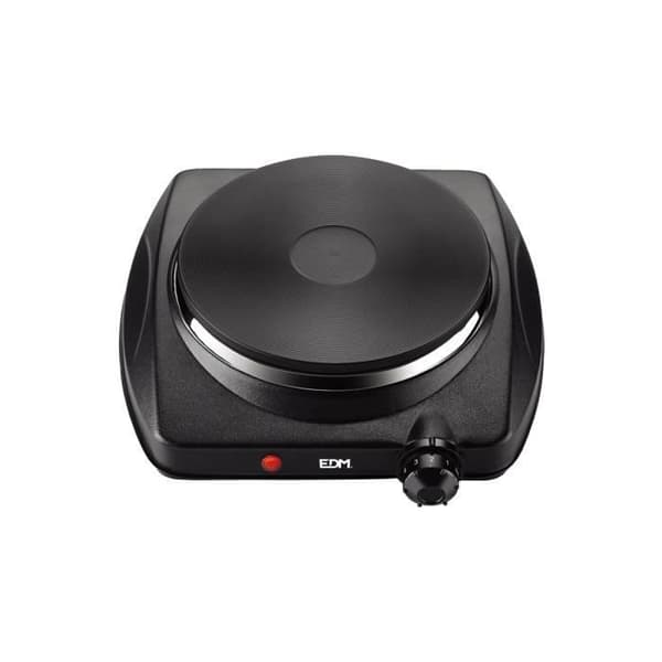 Elspanna - EDM - 1400W - Svart - Justerbar termostat - Ø 18,5 cm