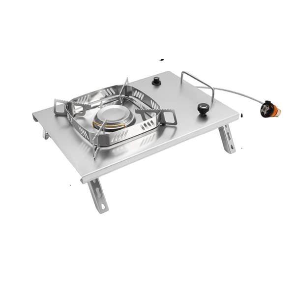 Campingkök, Effektiv värme, Kompakt design,Silver