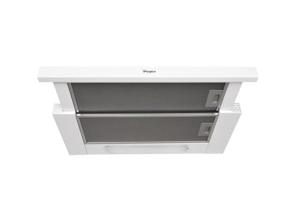 Whirlpool AKR 749/1 WH, 304 m³/h, Suutin/Uudelleenkierrättävä, E, D, D, 62 dB
