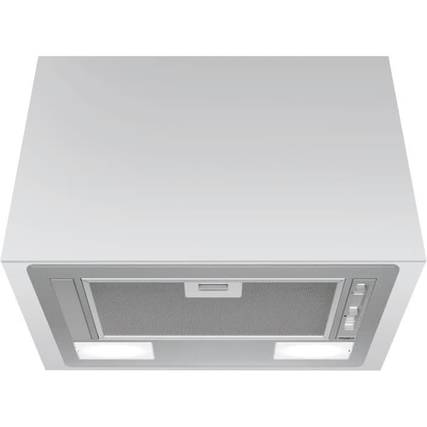 WHIRLPOOL WCT64FLSX Integrerad huva - 332 m3 luft / h max - 64 dB max - 3 hastigheter - L 53 cm - Rostfritt stål Rostfritt stål