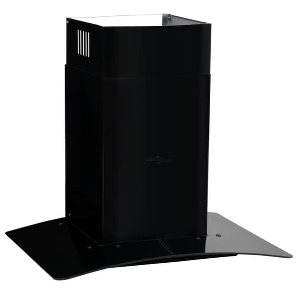 vidaXL vægmonteret emhætte rustfrit stål 756 m³/t. 60 cm sort