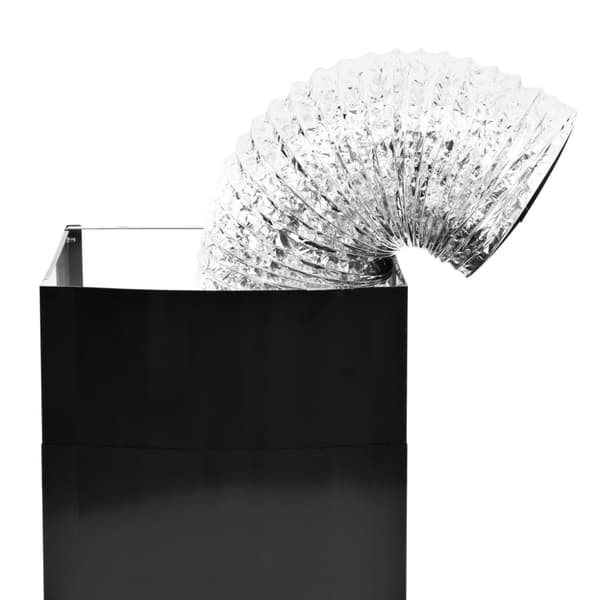 vidaXL vægmonteret emhætte rustfrit stål 756 m³/t. 60 cm sort