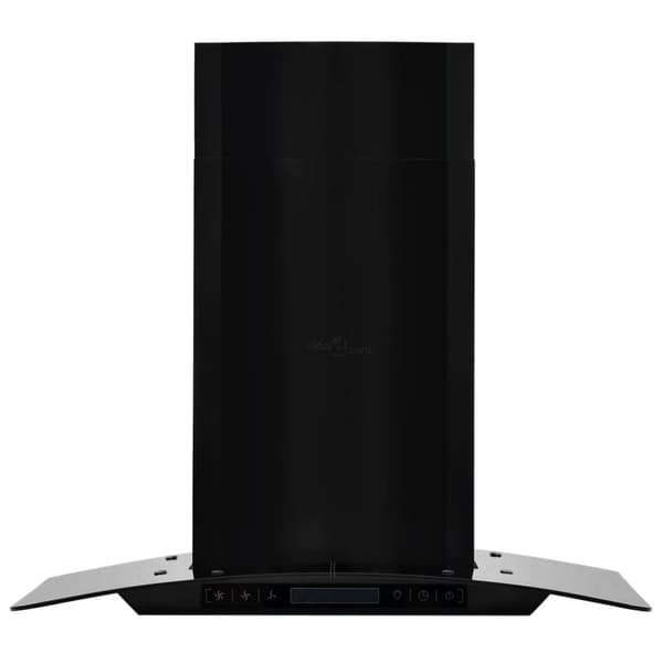 vidaXL vægmonteret emhætte rustfrit stål 756 m³/t. 60 cm sort