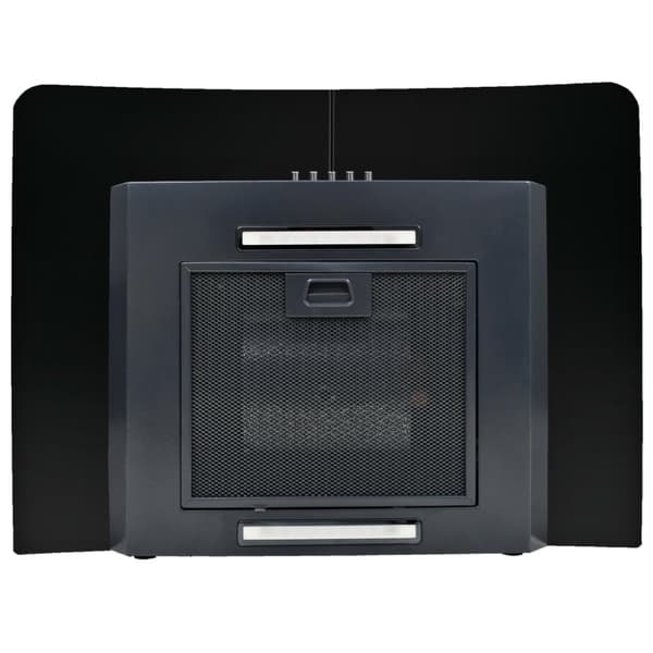 vidaXL vægmonteret emhætte rustfrit stål 756 m³/t. 60 cm sort