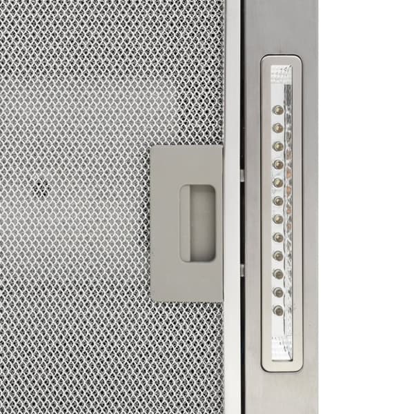 vidaXL emhætte med LCD-display Touch Sensor 756 m³/t LED