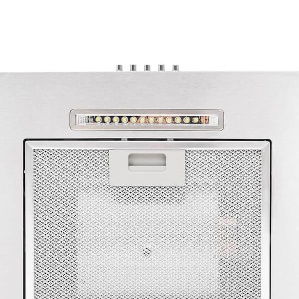 vidaXL Veggmontert kjøkkenvifte 60 cm rustfritt stål 756 m³/t LED