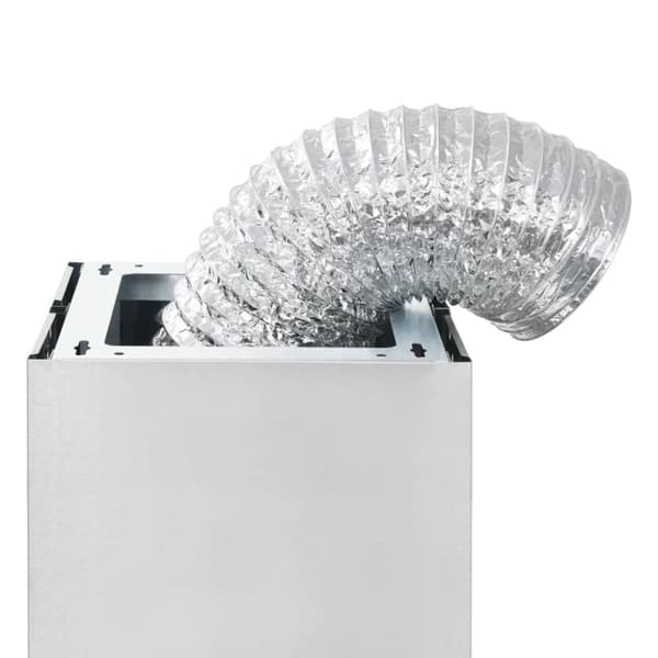 vidaXL Köksfläkt för köksö 90 cm rostfritt stål 756 m³/tim LED